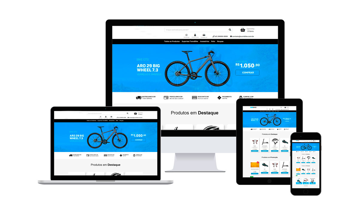 Web site para bike
